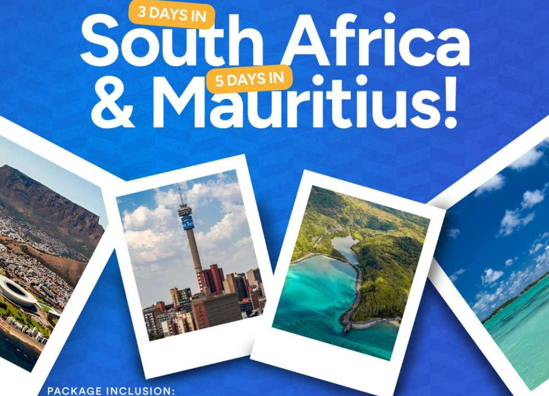3 DAYS IN SOUTH AFRICA & 5 DAYS IN MAURITIUS!