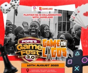 Pope’s Game Fest: Game on Lagos
